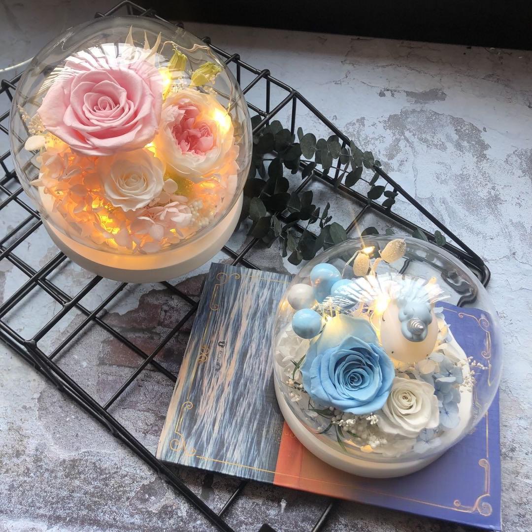 Preserved Flower Glass Cover Flower Box (6) Preserved Flower Glass Cover Flower Box (6)