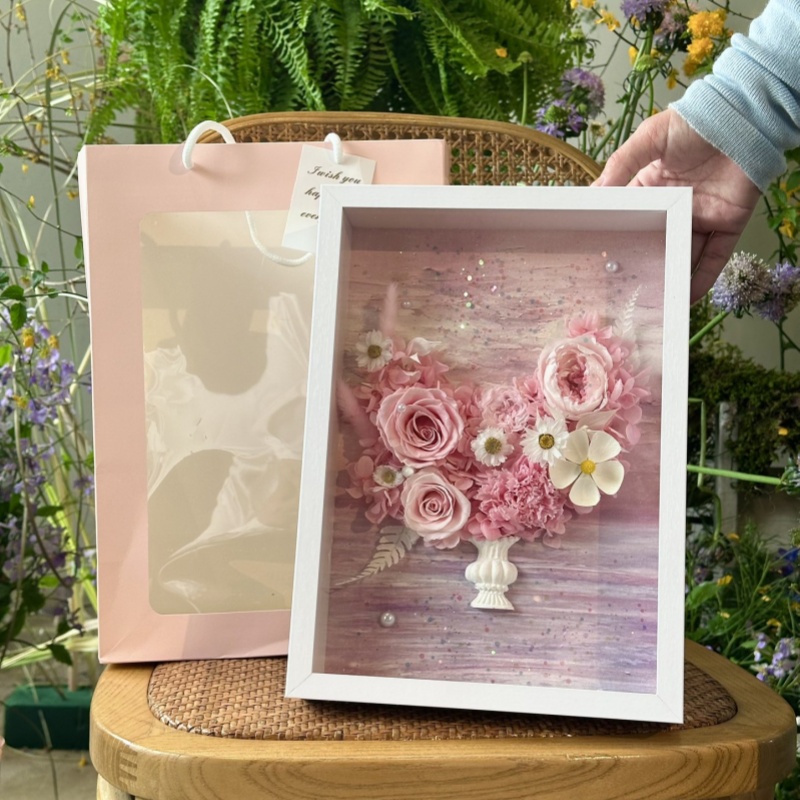 Photo Frame Preserved Flower Photo Frame Preserved Flower