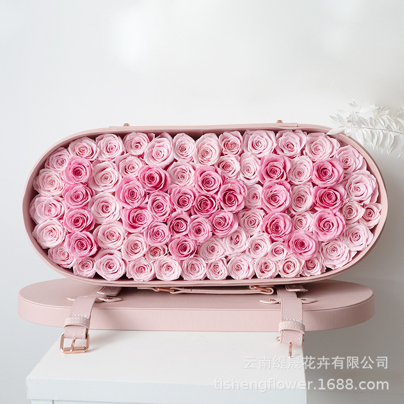 Leather Rose Preserved Flower Gift Box Leather Rose Preserved Flower Gift Box