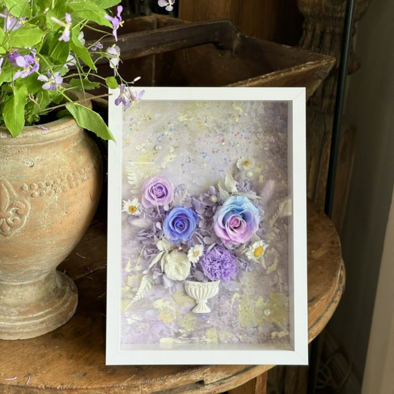 Photo Frame Preserved Flower Photo Frame Preserved Flower