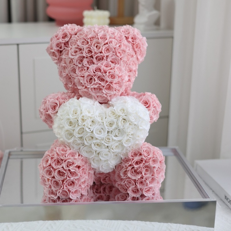 Love Heart Color Preserved Flower Love Heart Color Preserved Flower