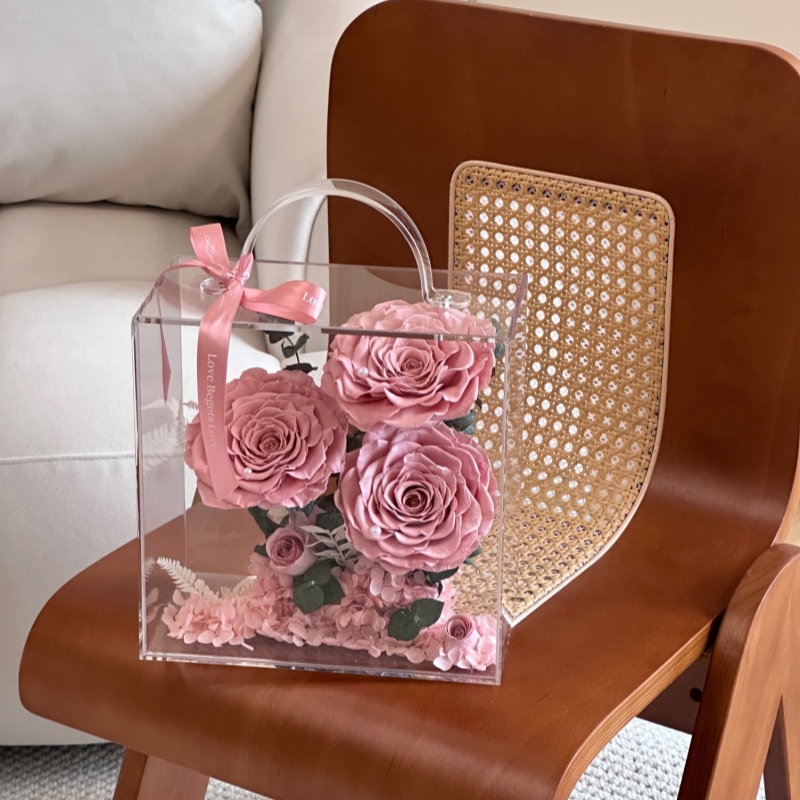 Rose Hand-held Preserved Flower Rose Hand-held Preserved Flower