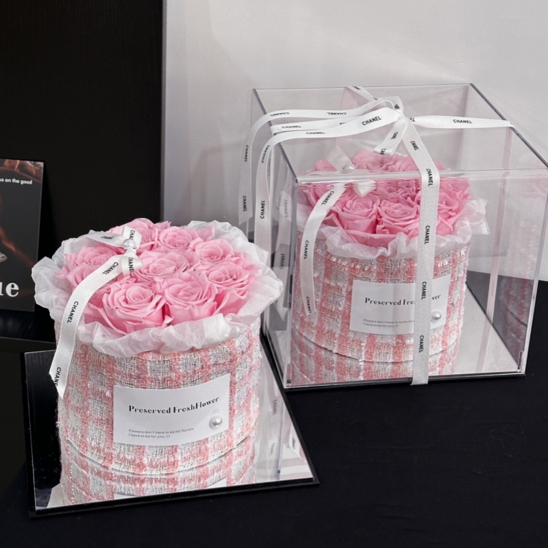 Rose Hug Bucket Preserved Flower Rose Hug Bucket Preserved Flower