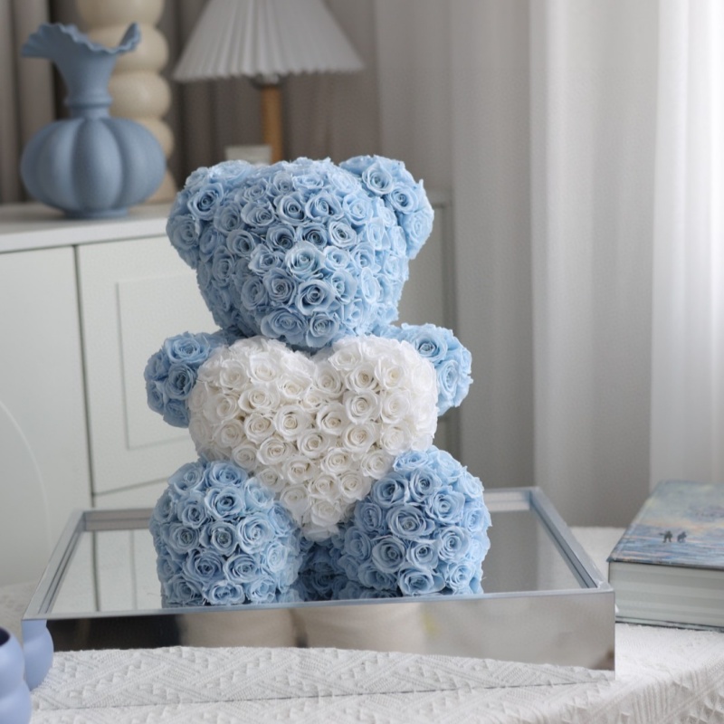 Love Heart Color Preserved Flower Love Heart Color Preserved Flower