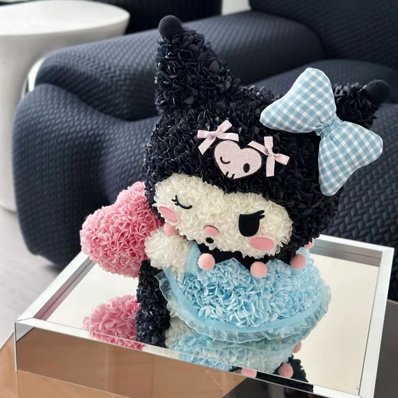 Kuromi Carnation Preserved Flower Kuromi Carnation Preserved Flower