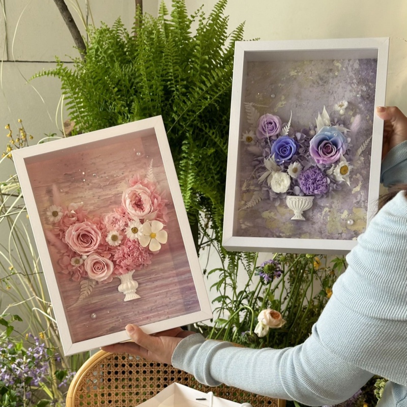 Photo Frame Preserved Flower Photo Frame Preserved Flower