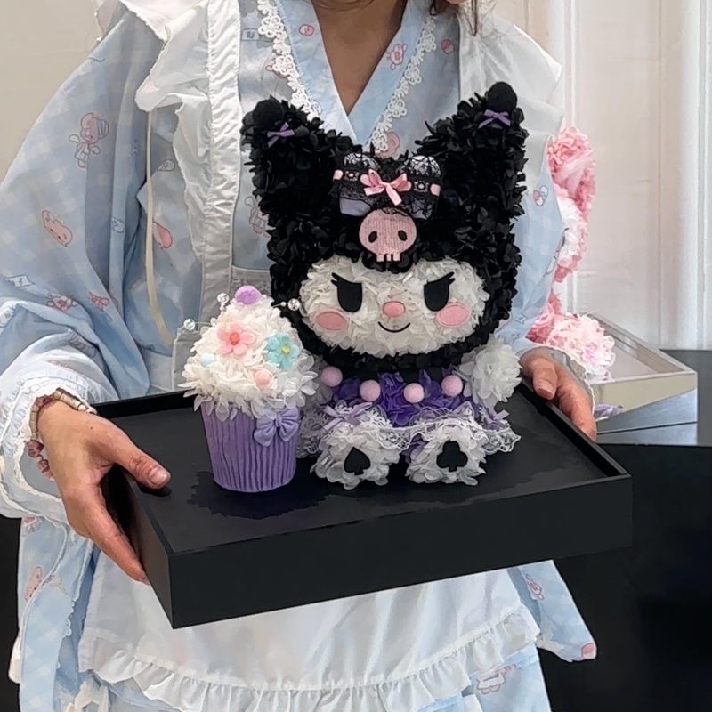 Kuromi Carnation Preserved Flower Kuromi Carnation Preserved Flower