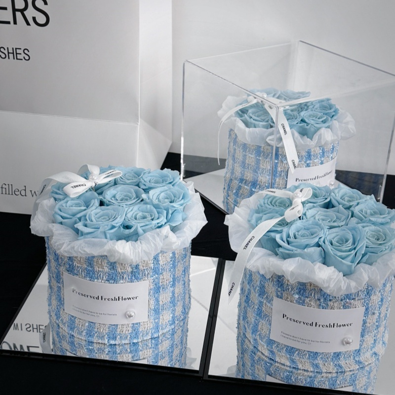 Rose Hug Bucket Preserved Flower Rose Hug Bucket Preserved Flower