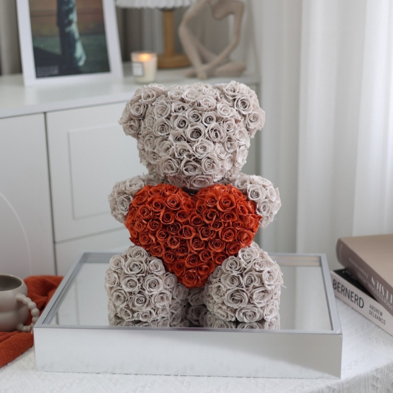 Love Heart Color Preserved Flower Love Heart Color Preserved Flower