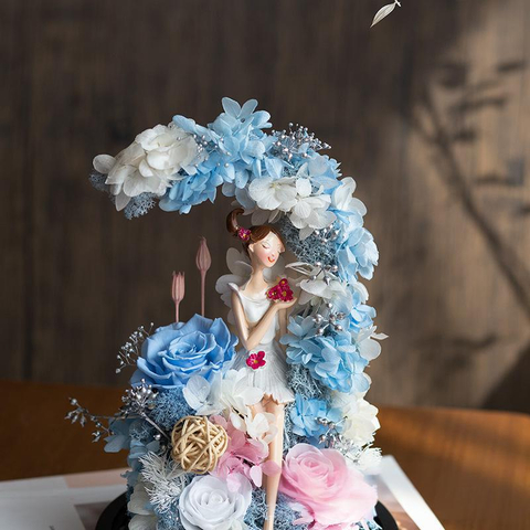 Angel Doll Rose Preserved Flower