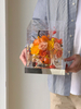Halloween Pumpkin Garden Eternal Flower Gift Box Doll Bouquet Gift for Boys And Girls