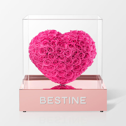 New Bluetooth Speaker Base 3D Love Eternal Rose Flower Gift Box Valentine's Day Gift