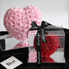 Three-Dimensional Heart Shaped Acrylic Preserved Flower