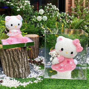 Acrylic Hello Kitty Preserved Flower