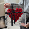 Heart Rose Small Square Box Preserved Flower