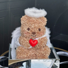 Angel Little Love Heart Bear Preserved Flower