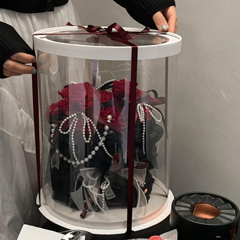 Rose Bouquet Flower Box Preserved Flower