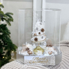 Christmas Tree Shape with Small Lights Preserved Flower
