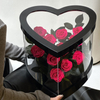 Heart Acrylic Box Rose Preserved Flower