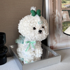 White Puppy Shape Preserved Flower