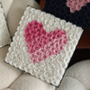 Ribbon Heart Rose Preserved Flower
