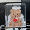 Angel Little Love Heart Bear Preserved Flower