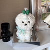White Puppy Shape Preserved Flower
