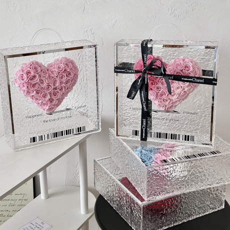 Hanging Love Rose Box Preserved Flower
