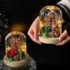 Christmas Gingerbread Man Glowing Preserved Flower