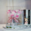 Eight Roses Hug Bucket Preserved Flower