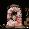 Glass Cover Preserved Flower