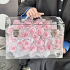 Valentine's Day Transparent Acrylic Luggage Rose Eternal Flower Girlfriend Best Friend Birthday Confession Gift