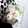 Acrylic Small Chanel Style Hug Bucket Preserved Flower