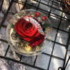 Crystal Ball Rose Preserved Flower with Exquisite Gift Box