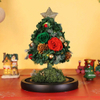 Christmas Eve Glass Cover Eternal True Flower Hydrangea Christmas Tree Gift Box for Boyfriend And Girlfriend