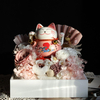 Solar Lucky Cat Preserved Flower Gift Box