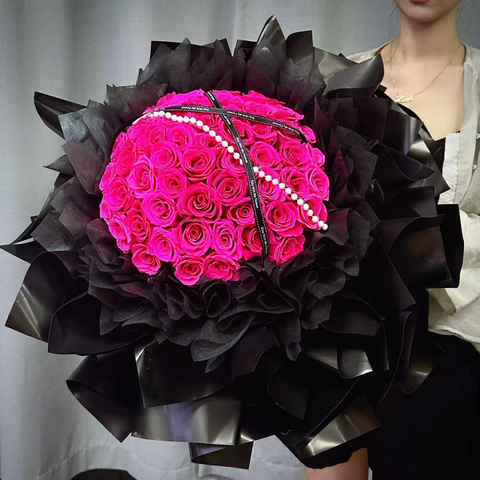 Freud 52 Roses Preserved Flower Bouquet