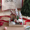 Christmas Snow House Acrylic Preserved Flower
