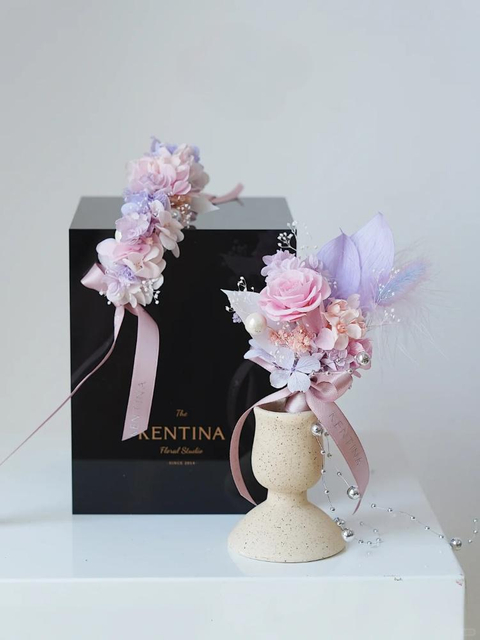 Customized Wedding Preserved Flower Bouquet