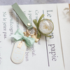 Woven Series Preserved Flower Keychain