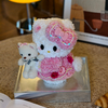 Super Cute HelloKitty Cat Eternal Flower Gift Box for Girls Cute Eternal Flower Home Decor