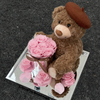 Plush Bear Rose Preserved Flower