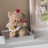 Cupid Little Love Heart Bear Preserved Flower