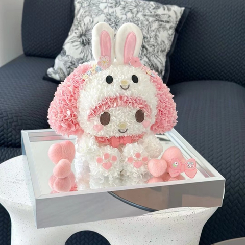 My Melody Shape Acrylic Preserved Flower