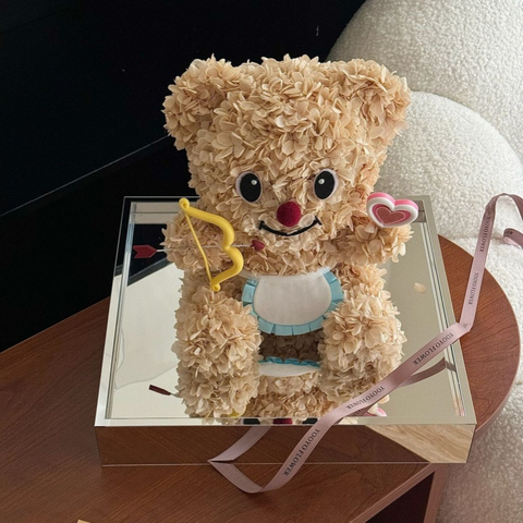 Cupid Honey Bear Preserved Flower