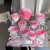 Nine Gradient Roses Acrylic Preserved Flower