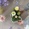 Small Square Box Rose Bouquet Preserved Flowers