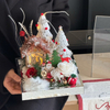 Christmas Snow House Acrylic Preserved Flower