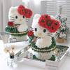 Christmas Kitty Shaped Preserved Flower