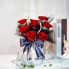 Eight Roses Hug Bucket Preserved Flower